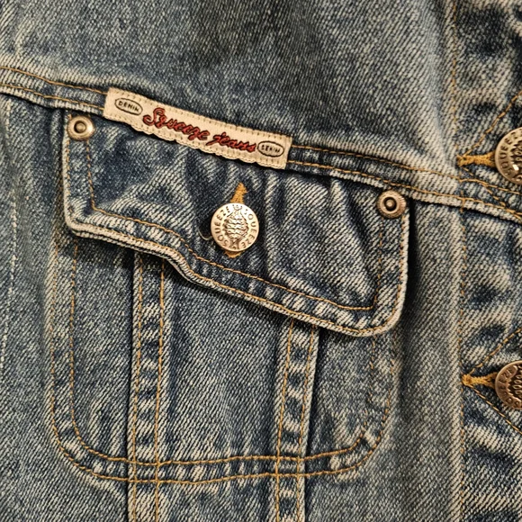 Blue Denim Vest - Picture 2 of 6